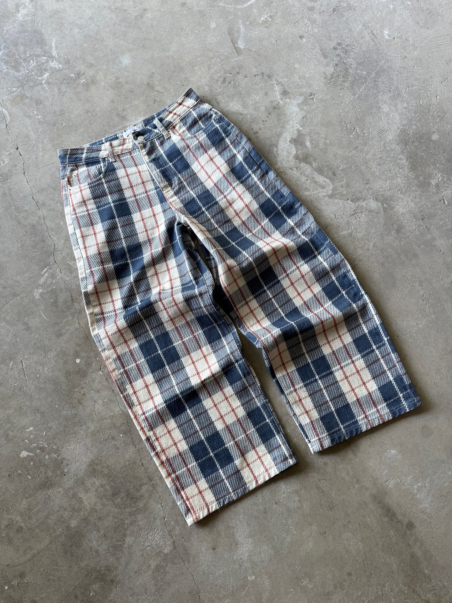CraftedInWar Plaid Denim