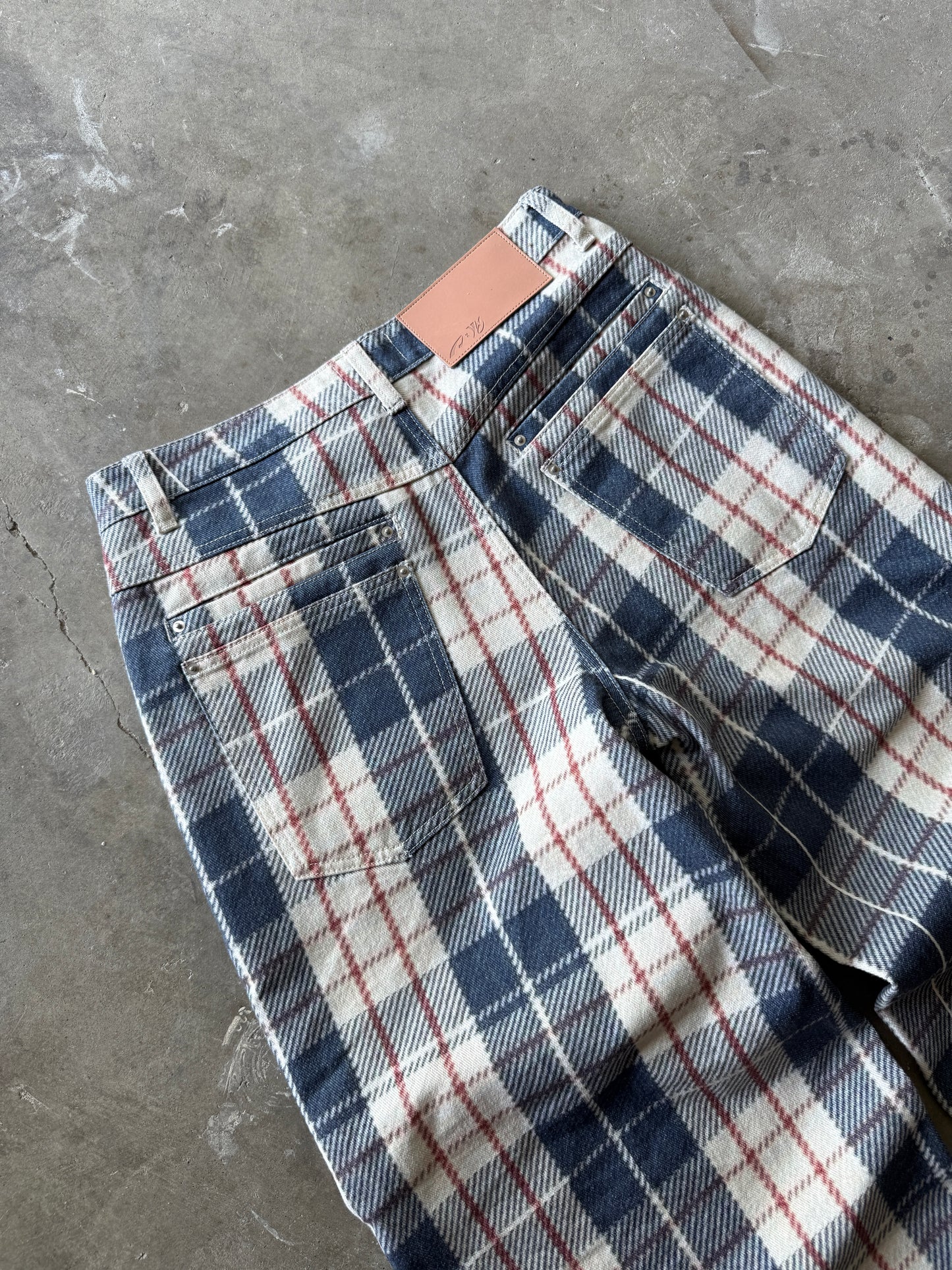 CraftedInWar Plaid Denim