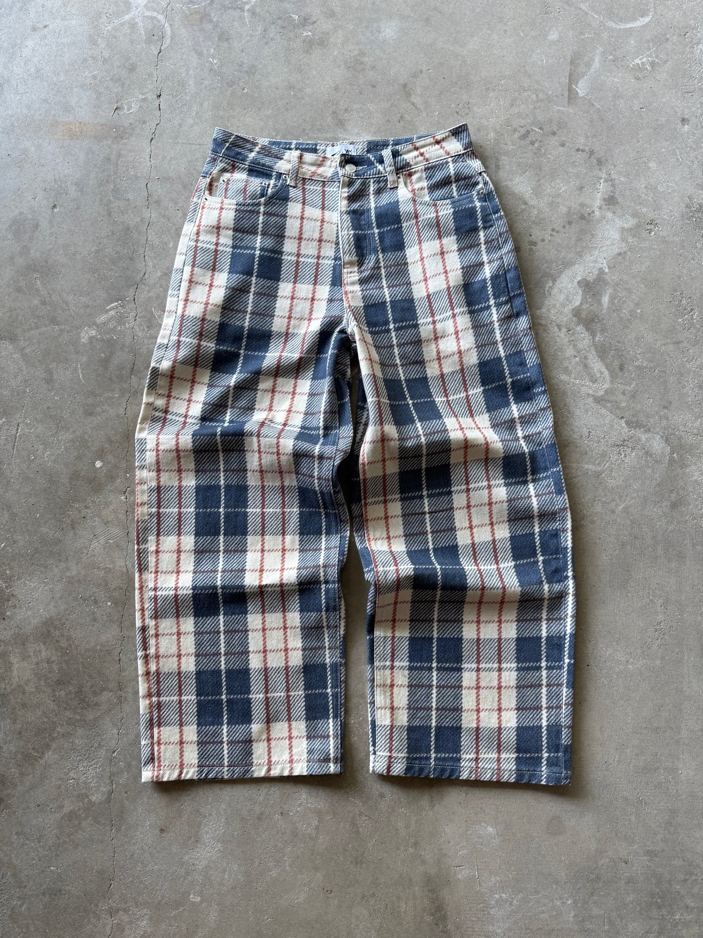 CraftedInWar Plaid Denim