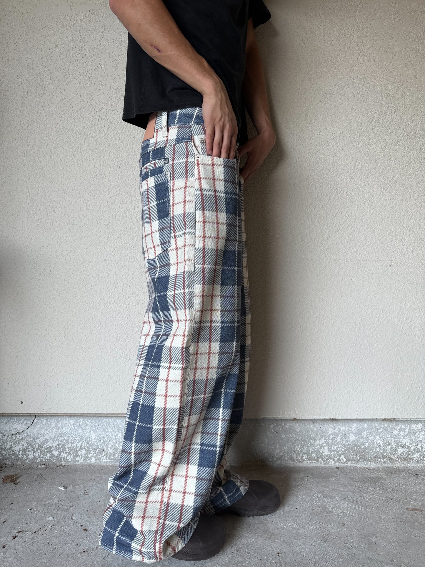 CraftedInWar Plaid Denim