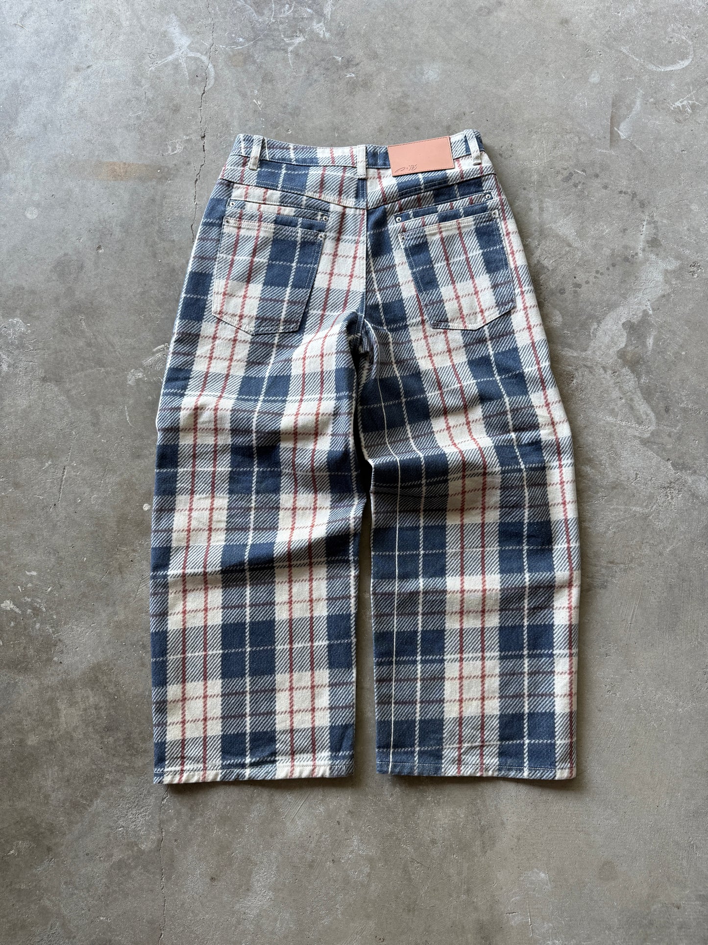 CraftedInWar Plaid Denim